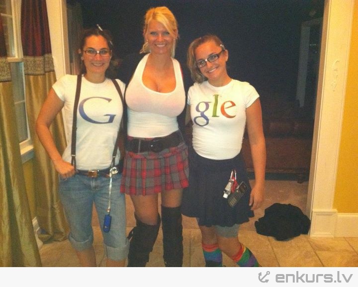 Google tērps Helovīnam