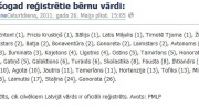 Latvijas jaundzimušo bērnu vārdu pērles