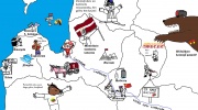 Patriotiska Latvijas karte