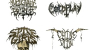 Popmūziķu metāliskie grupu logo